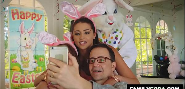  Uncle dressed as Bunny fucks Niece